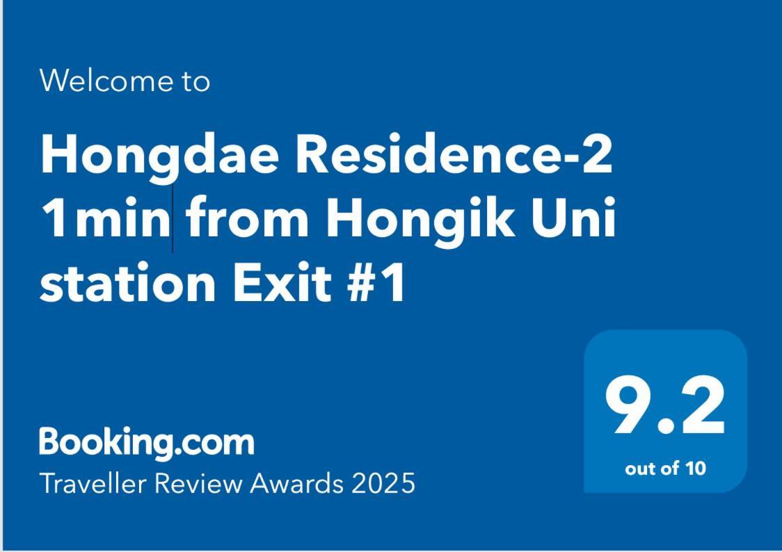 Hongdae Residence-2 1Min From Hongik Uni Station Exit #1 Seúl Exterior foto